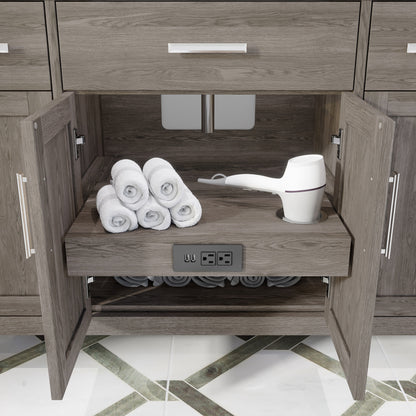 Katie Bath Vanity by Studio Bathe in Gray