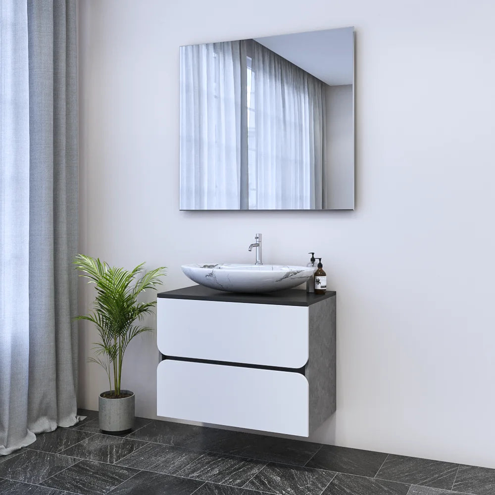 Azurro 2S 80 Floating Bathroom Vanity (32" Width)