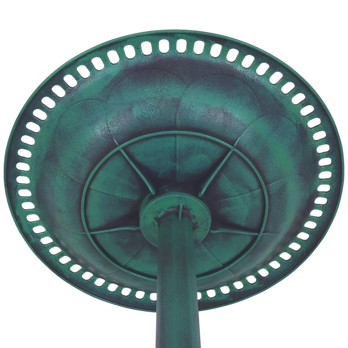 Costway Green Pedestal Bird Bath Feeder Freestanding Outdoor Garden Yard Patio Decor