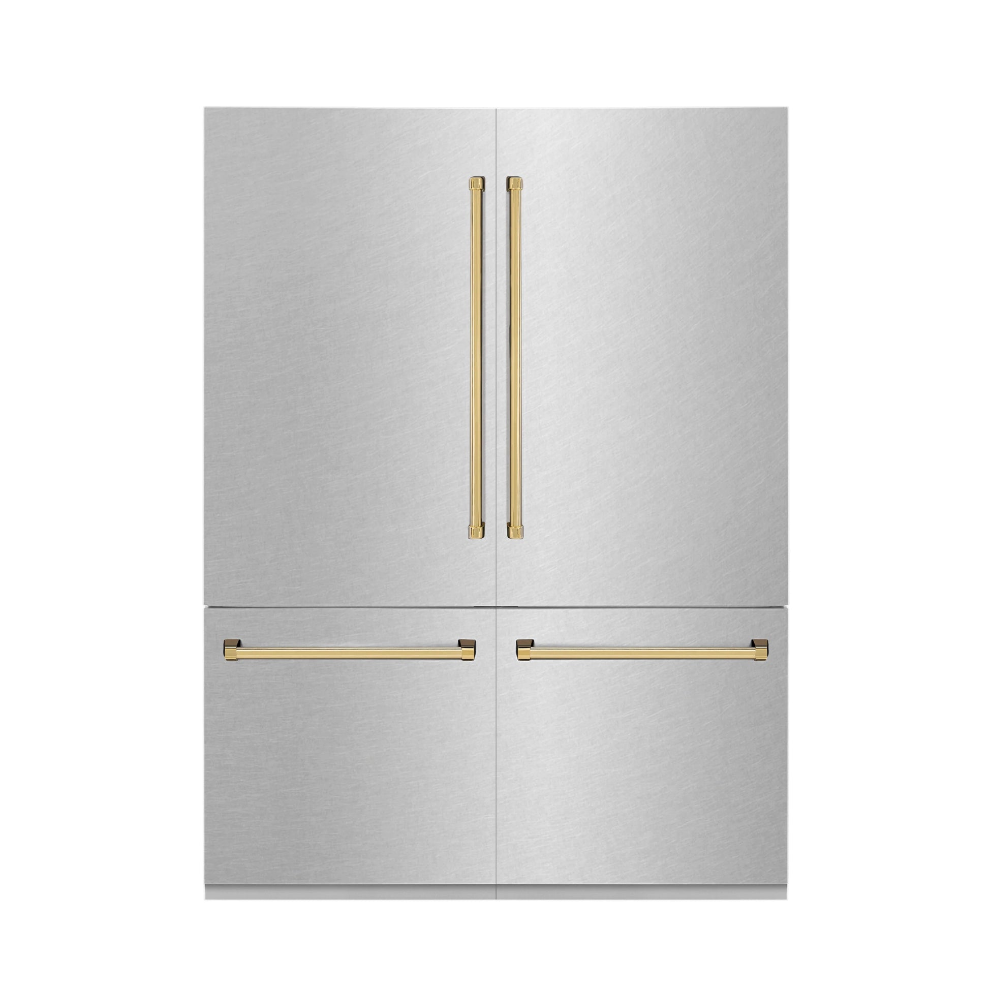 ZLINE KITCHEN AND BATH RBIVZSN60G french door built in refrigerator