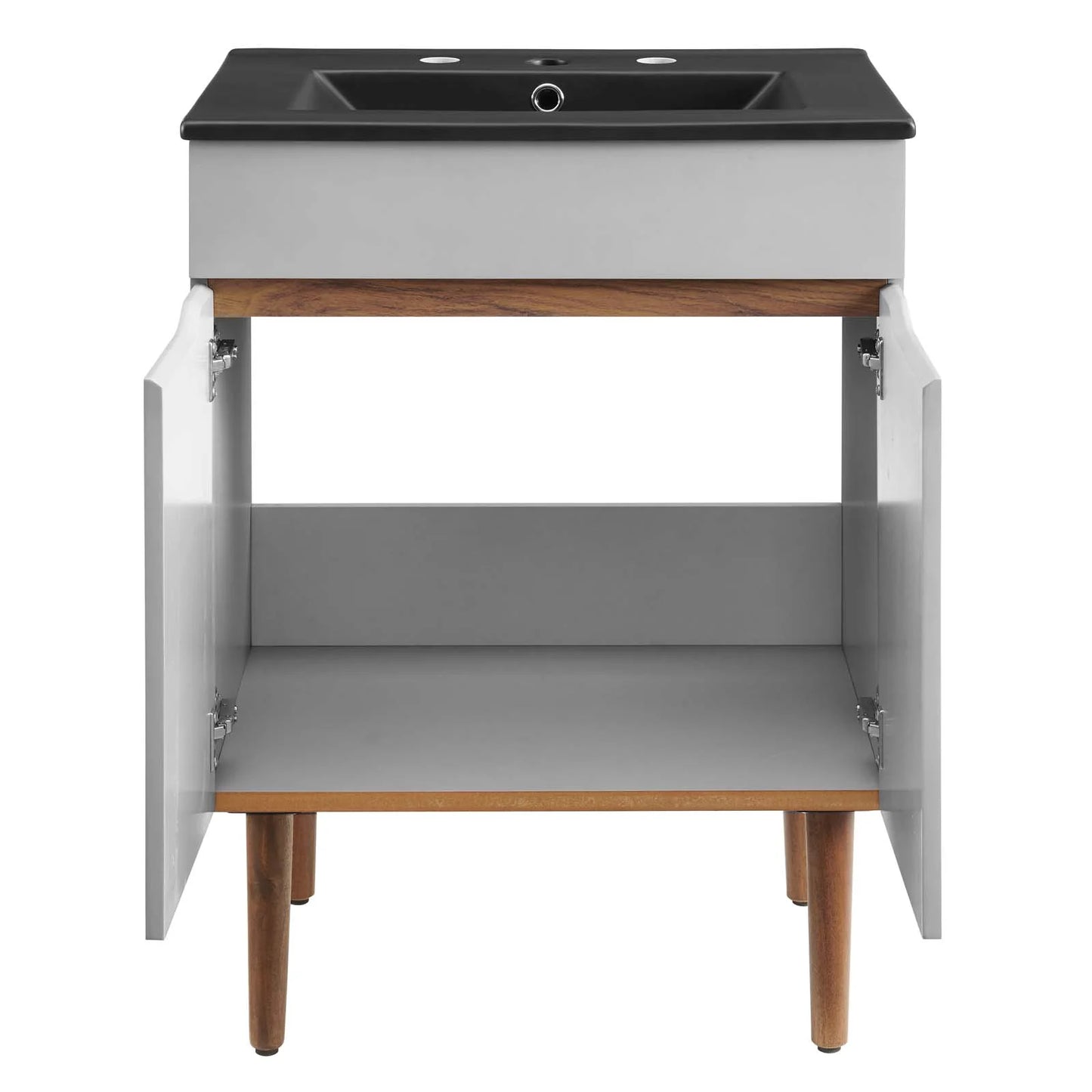 Modway Harvest 24" Bathroom Vanity in Gray Black