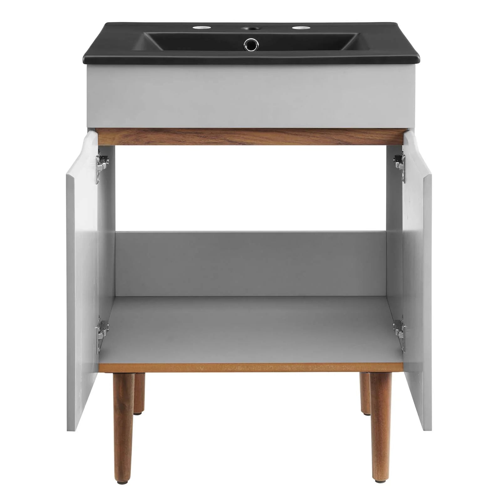 Modway Harvest 24" Bathroom Vanity in Gray Black