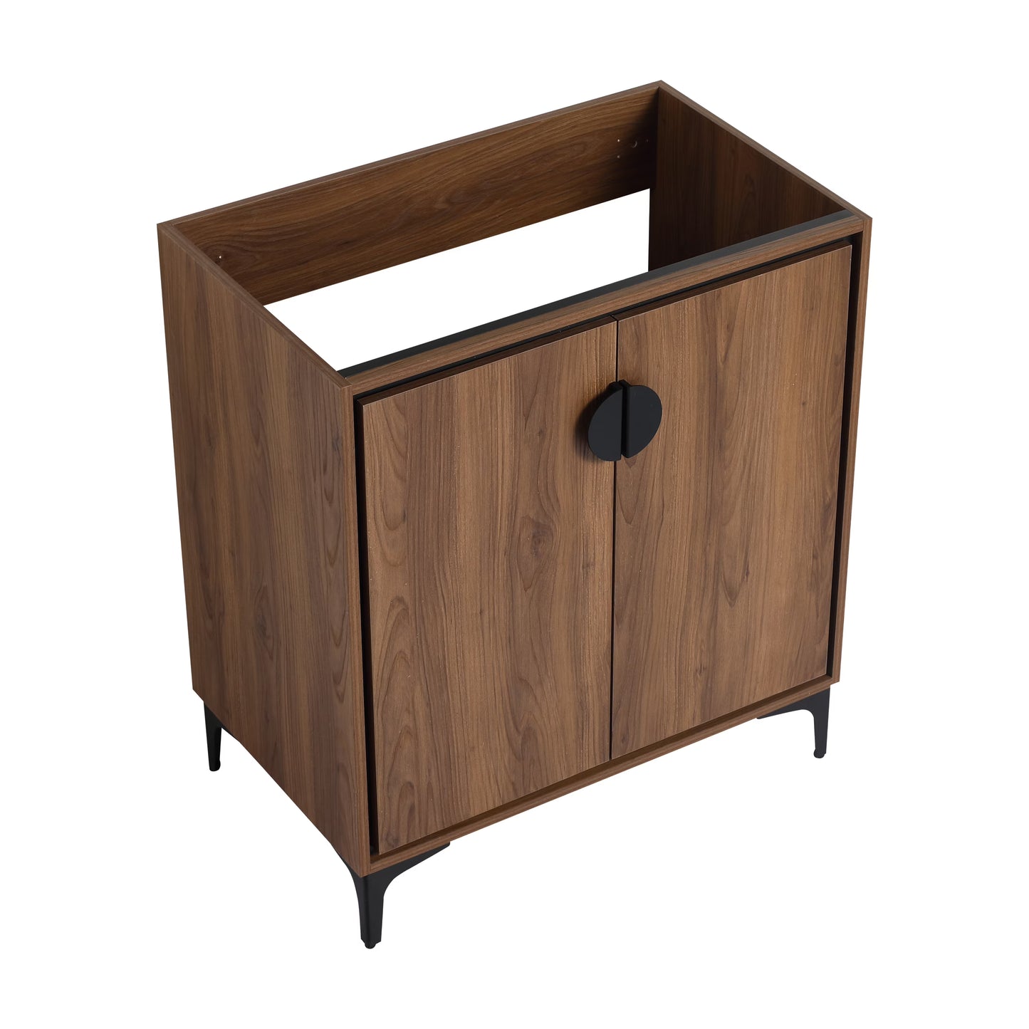 DUOSONG 24'' Bathroom Vanity Without Top Sink, Modern Bathroom Storage Cabinet With 2 Soft Closing Doors, Single Sink Bathroom Vanity Oak Engineered Wood Bath & Faucets Bathroom Vanities