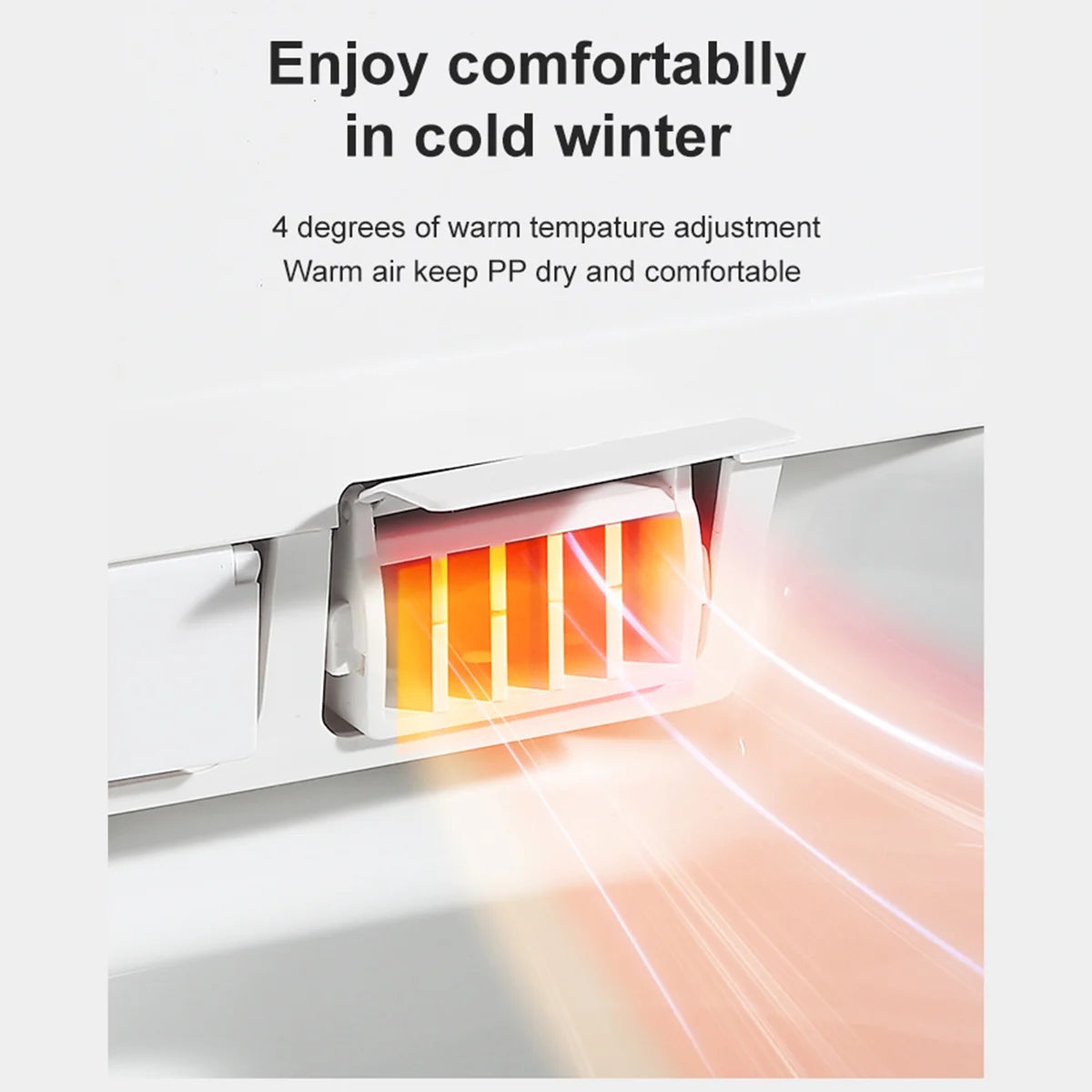 Teekyooly Smart Toilet,One Piece Bidet Toilet for Bathrooms,Modern Elongated Toilet with Warm Water, Foot Sensor Operation, Heated Bidet Seat,Electric Tankless Toilets with LED Display