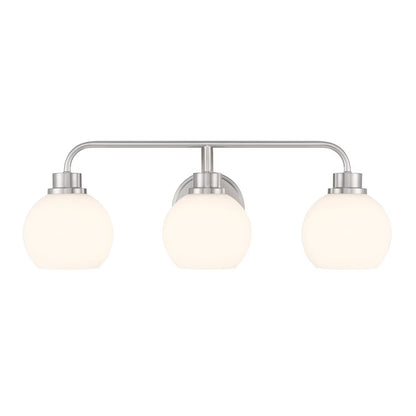 Bathroom Vanity Light in Brushed Nickel