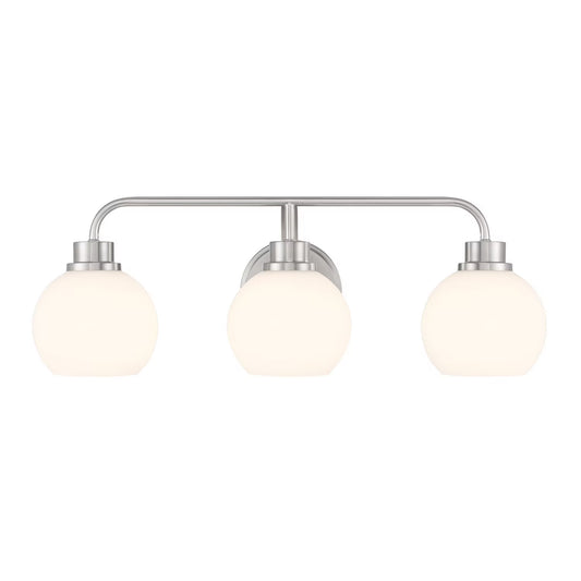 Bathroom Vanity Light in Brushed Nickel