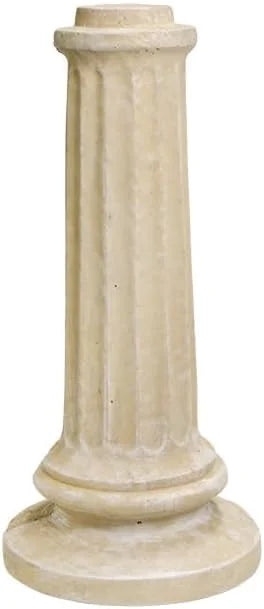 Solid Rock Stoneworks 2 Piece Collanade Birdbath - 26" Tall - Desert Sand Color