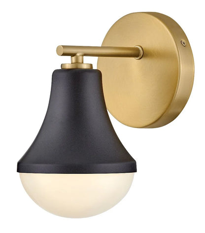 85510BK-Lark-Haddie - 10W 1 LED Bath Vanity-9 Inches Tall and 5.25 Inches Wide-Black Finish