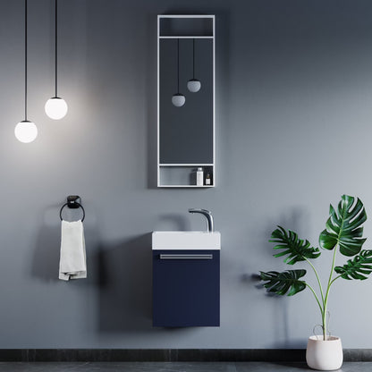 Dowell Harding 18" Single Bathroom Vanity Set Blue