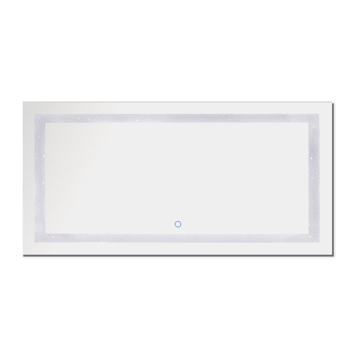 Dyconn Faucet Edison Crystal Horizontal/Vertical Wall Mounted Backlit LED Bathroom Vanity Mirror with Touch ON/OFF/Dimmer & Anti-Fog Function (30"W X 36"H)