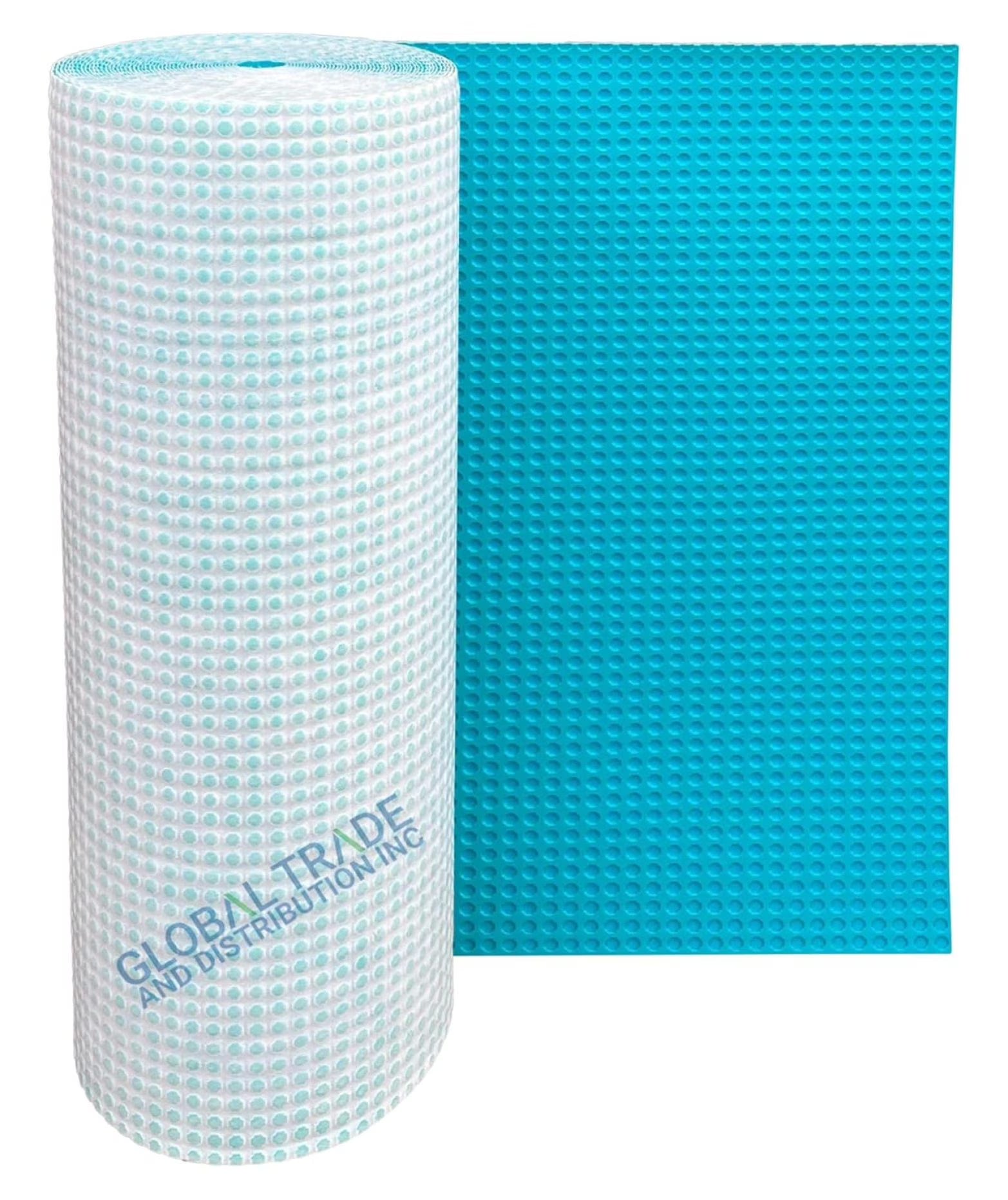 Uncoupling Waterproofing Membrane Roll, 108 Sq Ft (3.3 Ft x 32.8 Ft), 1/8'' Anti-Fracture Mat, Crack Isolation Flooring Underlayment for Bathroom Floor Tile, Subfloor