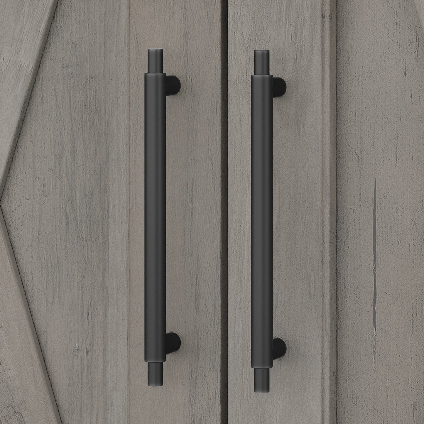 Bush Furniture Key West Bathroom Wall Cabinet with Doors in Driftwood Gray