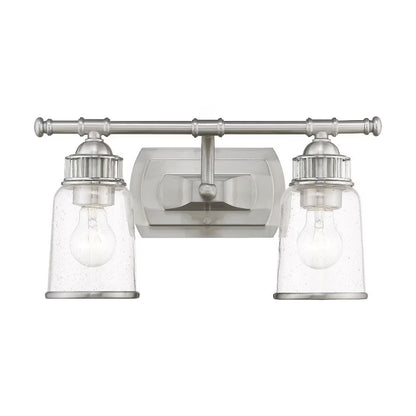 Livex Lighting Lawrenceville 2 Light Bath Vanity Light in Polished Chrome