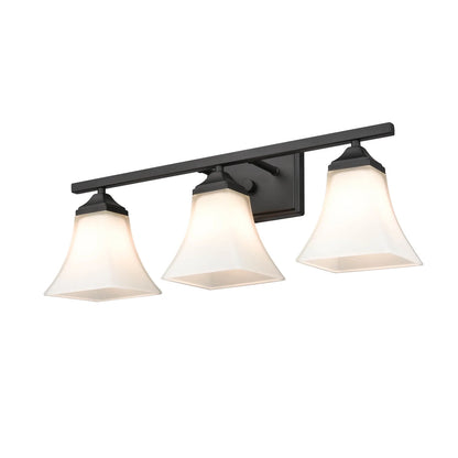 4503-BN-Millennium Lighting-3 Light Bath Vanity-9 Inch Tall and 23.25 Inch Wide-Brushed Nickel Finish