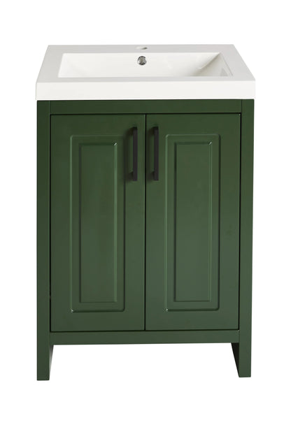 Better Homes & Gardens 24 1/2'' L x 18 7/8'' W Green Bathroom Vanity with Sink Top