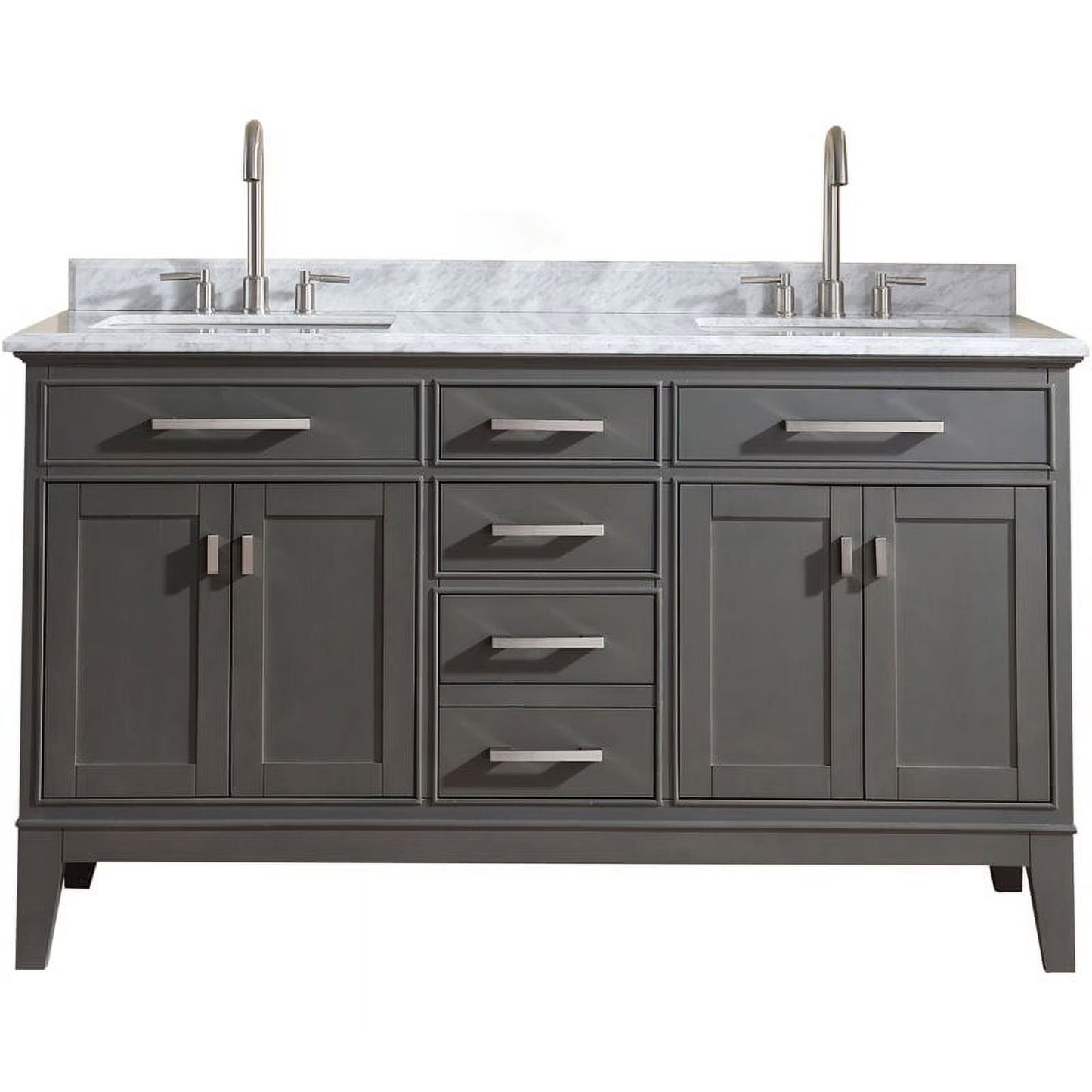 Ari Kitchen & Bath Danny 42" Solid Wood Bathroom Vanity in Maple Gray