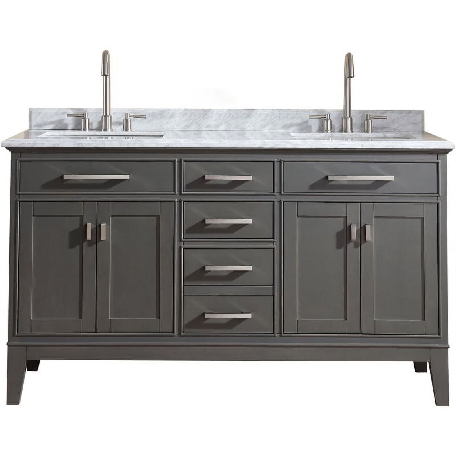 Ari Kitchen & Bath Danny 42" Solid Wood Bathroom Vanity in Maple Gray