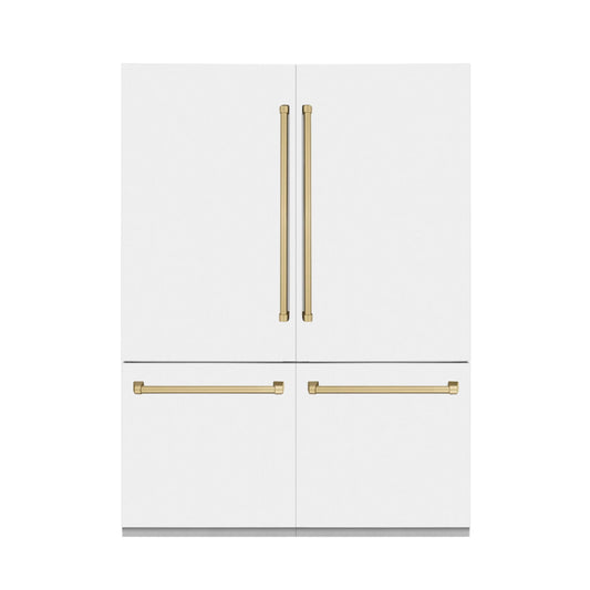 ZLINE KITCHEN AND BATH RBIVZWM60CB french door built in refrigerator
