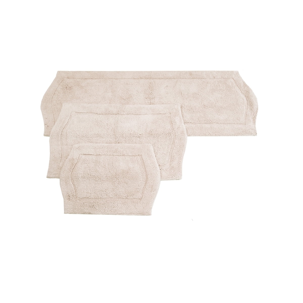 Porch & Den Home Weavers Heesacker Cotton 3-piece Bath Rug Set Natural