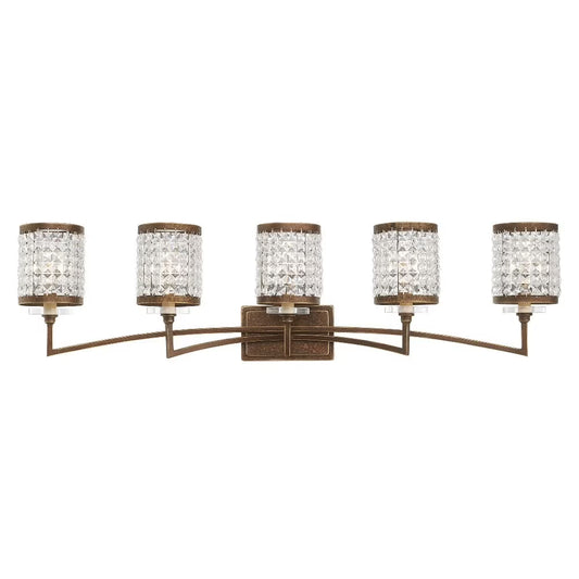 Livex Lighting Grammercy Bath Light in Hand Painted Palacial Bronze