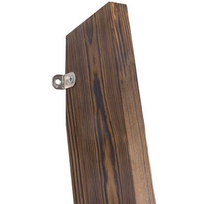 MyGift Wood Over-The-Toilet Leaning Bathroom Ladder Shelf, Dark Brown 3-Tier