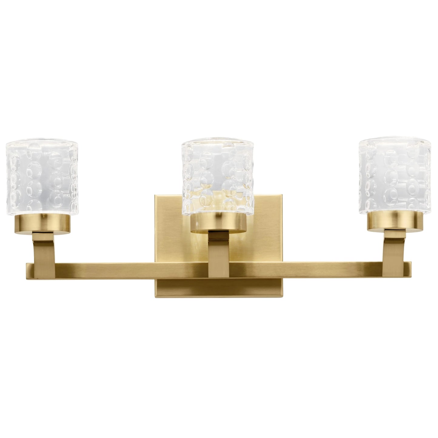 Elan Rene 19 1/4" Wide Champagne Gold 3-Light LED Bath Light