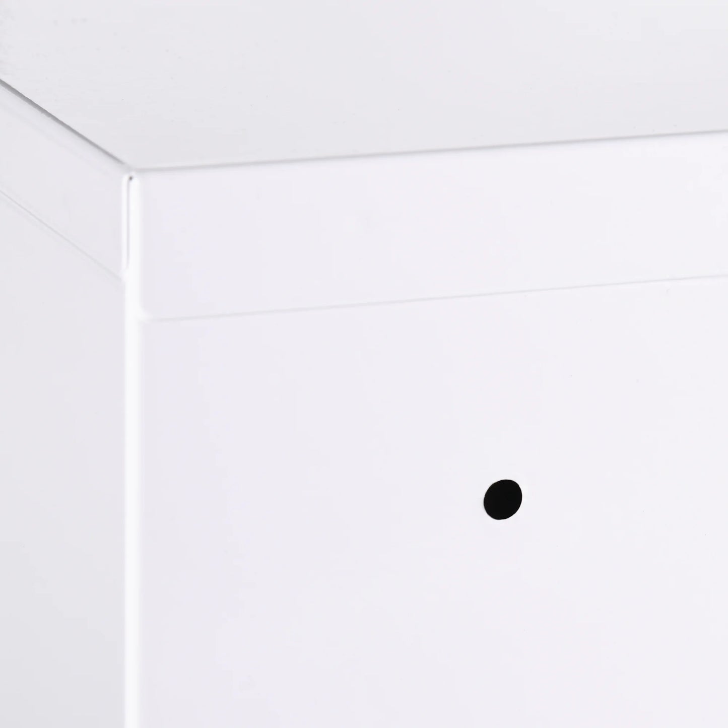 Living Room Cabinets kleankin 16" x 21" Wall Medicine Cabinet with Lock, 3 Tier Steel Locking Wall Cabinet for Bathroom, Kitchen with 2 Keys, White,Primary Living Space Cabinets