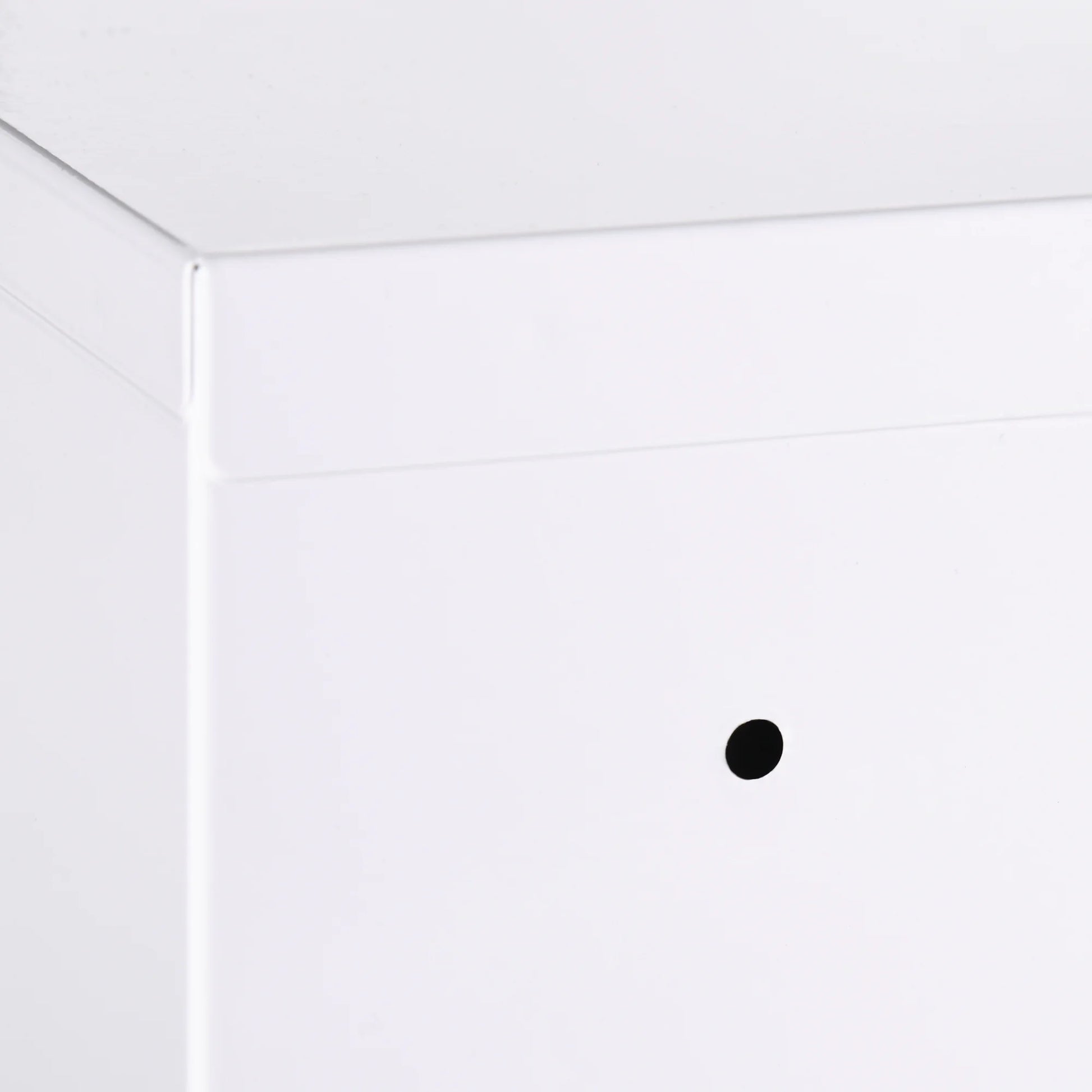 Living Room Cabinets kleankin 16" x 21" Wall Medicine Cabinet with Lock, 3 Tier Steel Locking Wall Cabinet for Bathroom, Kitchen with 2 Keys, White,Primary Living Space Cabinets