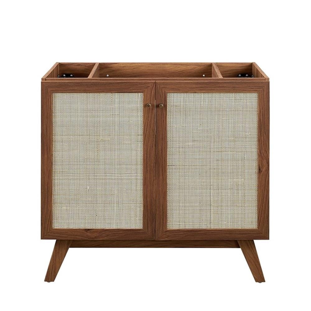 Modway Soma 36�?Bathroom Vanity Cabinet (Sink Basin Not Included) in Walnut