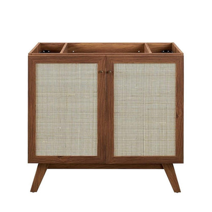 Modway Soma 36�?Bathroom Vanity Cabinet (Sink Basin Not Included) in Walnut