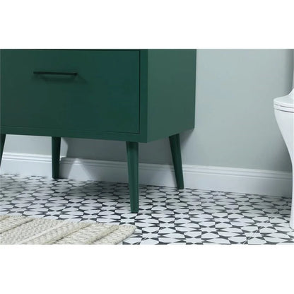30 inch bathroom vanity in Green