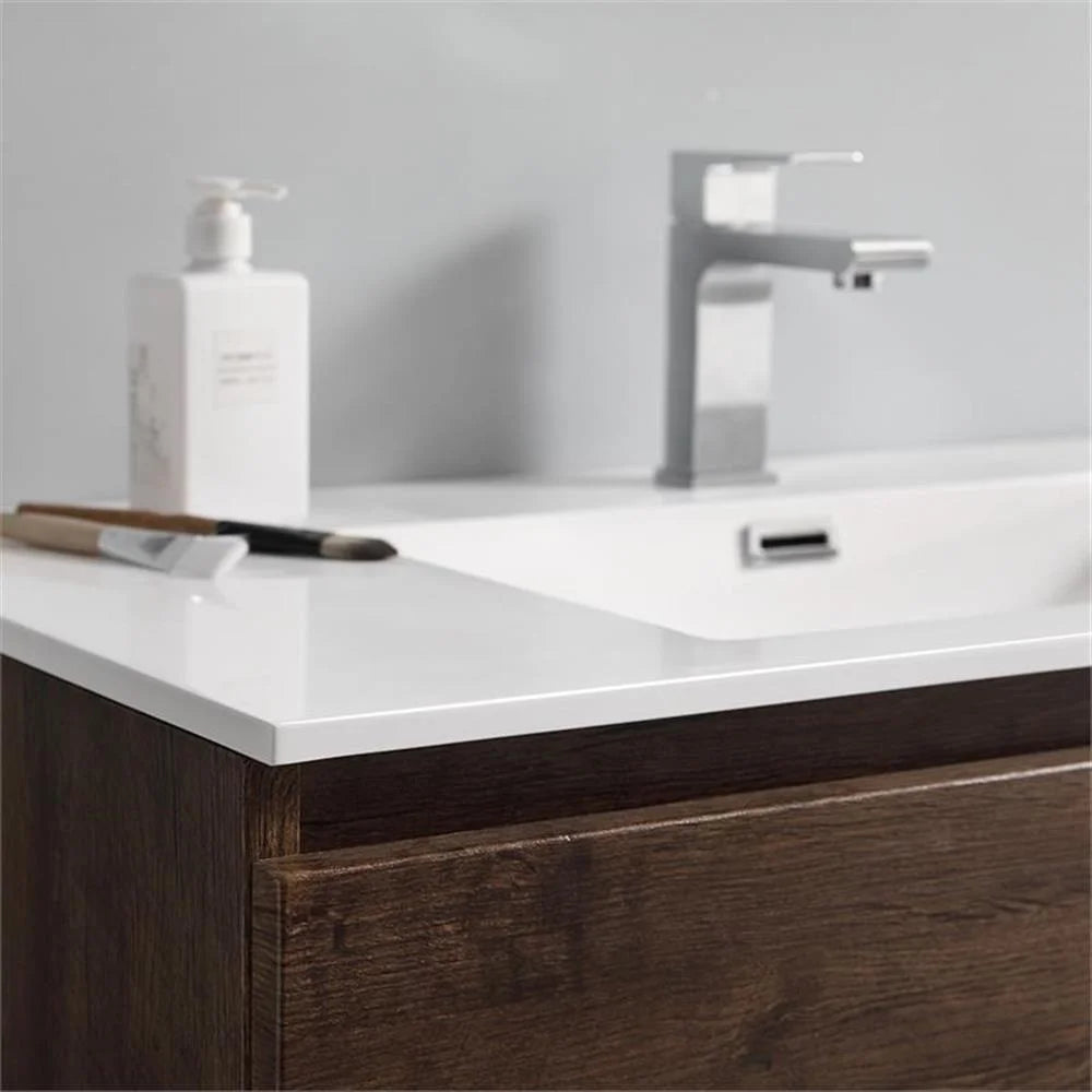 Fresca Lazzaro 36" Rosewood Free Standing Modern Bathroom Vanity w/ Medicine Cabinet