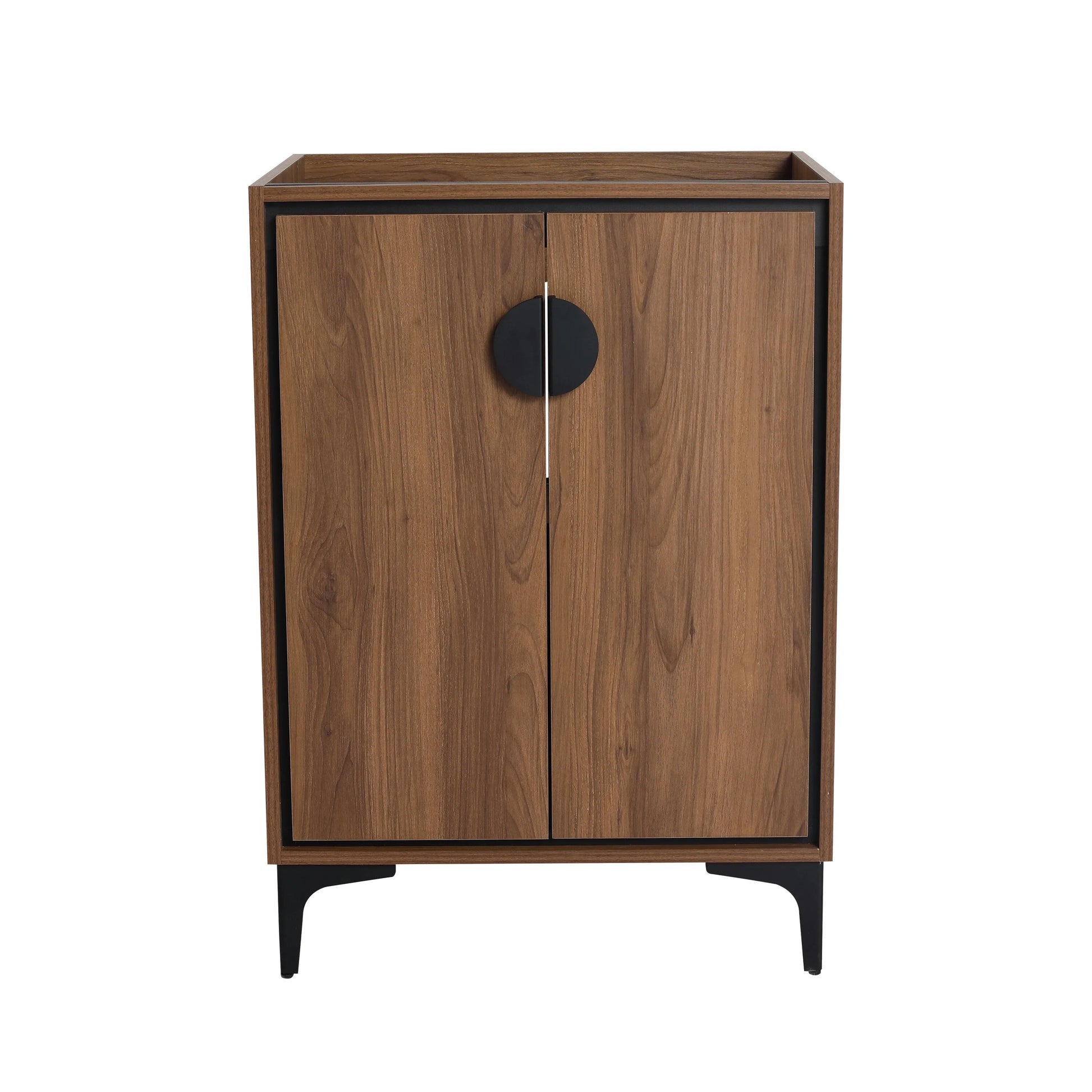 DUOSONG 24'' Bathroom Vanity Without Top Sink, Modern Bathroom Storage Cabinet With 2 Soft Closing Doors, Single Sink Bathroom Vanity Oak Engineered Wood Bath & Faucets Bathroom Vanities