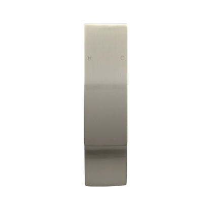 Marella 6" Single Hole Single Handle Modern Bathroom Sink Faucet, Matte White/Polished Chrome
