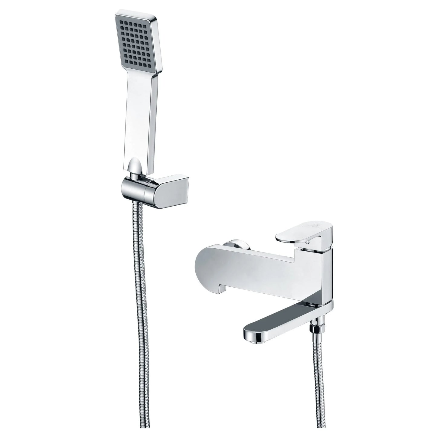 Anzzi SH-AZ042 Echo Series Single Handle Bath Faucet & Handheld Sprayer Set in Polished Chrome