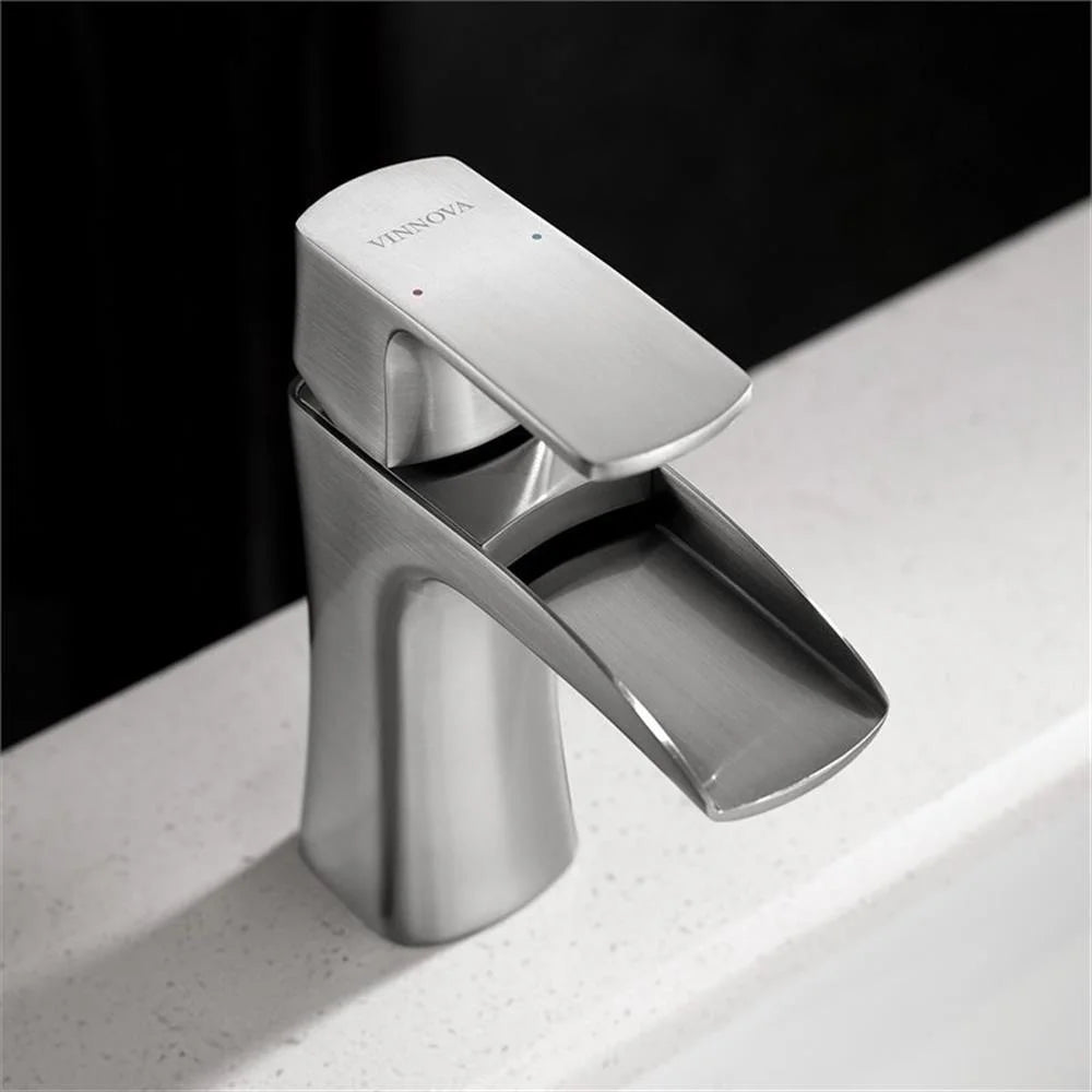 Vinnova Alessandra Single Lever Vessel Bathroom Faucet in Polished Chrome
