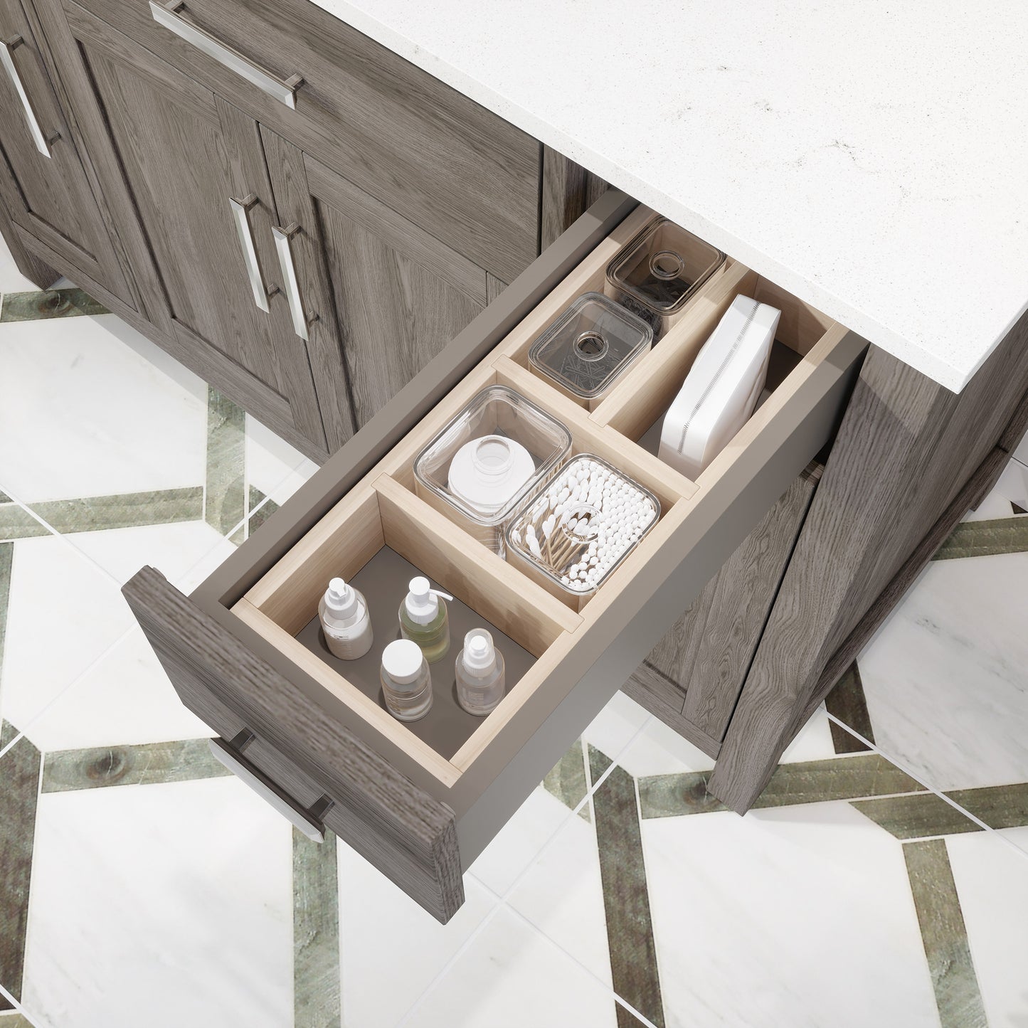 Katie Bath Vanity by Studio Bathe in Gray