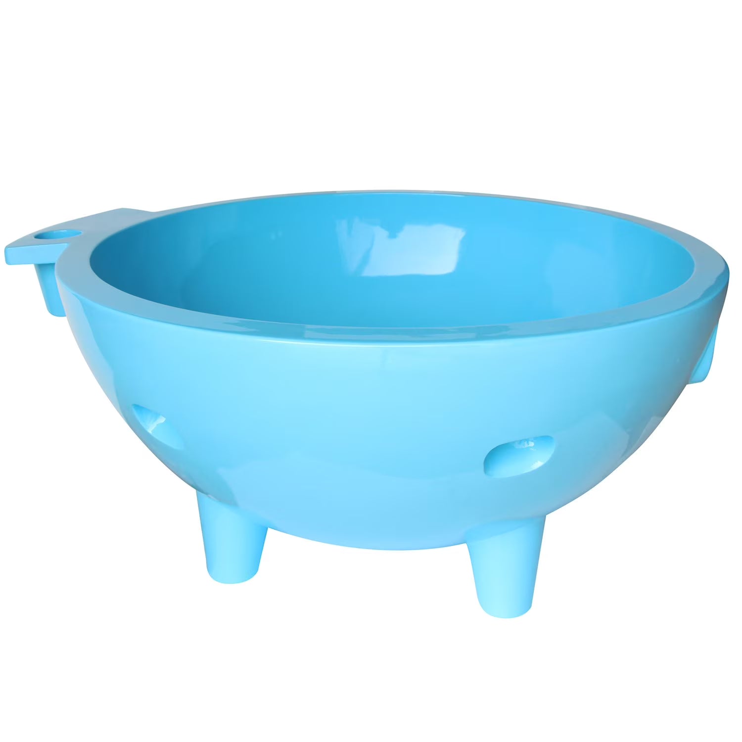 ALFI brand Red Wine FireHotTub The Round Fire Burning Portable Outdoor Hot Bath Tub