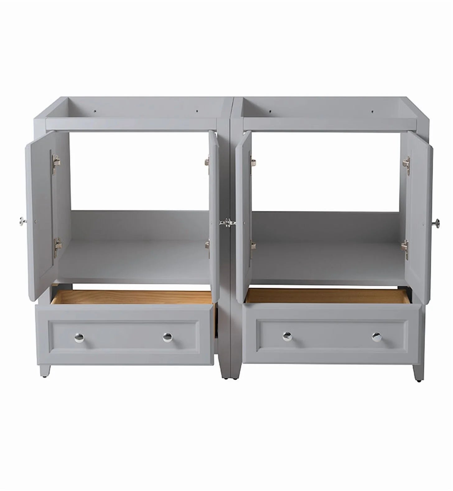 Fresca Oxford 48" Antique White Traditional Double Sink Bathroom Cabinets