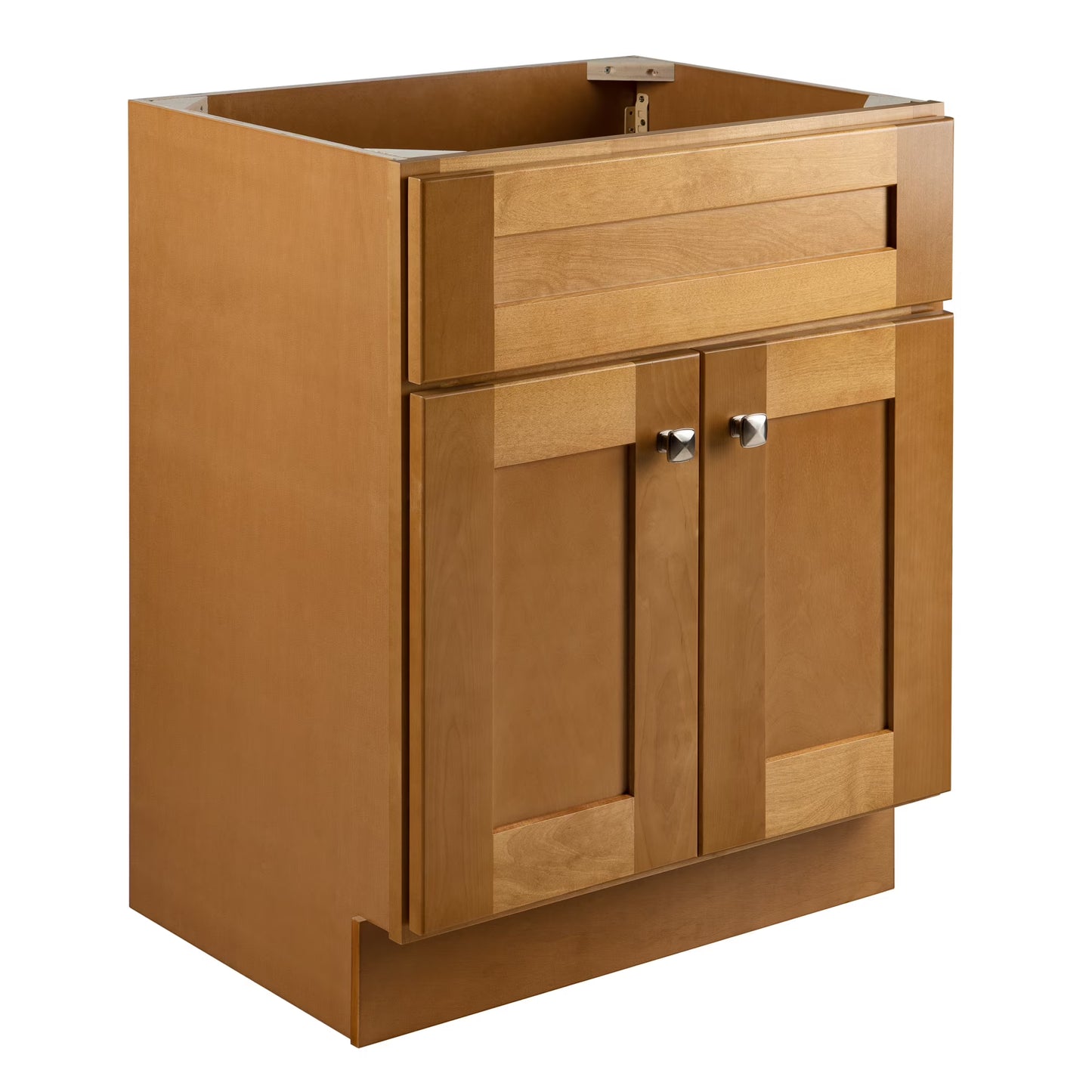 Design House Brookings 24" x 18" Ready to Assemble Solid Wood 2-Door Bath Vanity Cabinet, Espresso