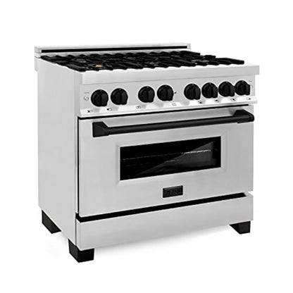 ZLINE KITCHEN AND BATH RAZWM36G professional gas range