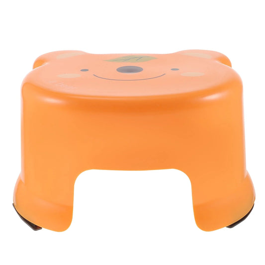 Hemoton Anti-Skid Step Stool Kids Bathroom Stool Cartoon Step Stool Foot Stool