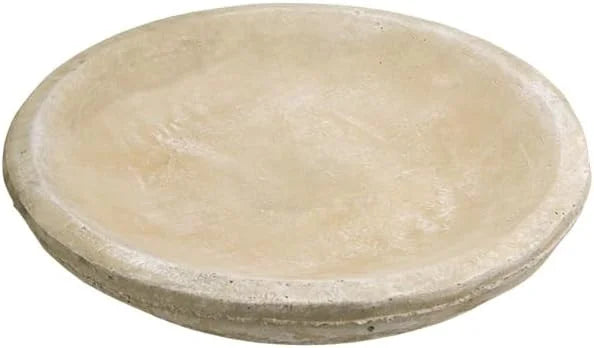 Solid Rock Stoneworks 2 Piece Collanade Birdbath - 26" Tall - Desert Sand Color