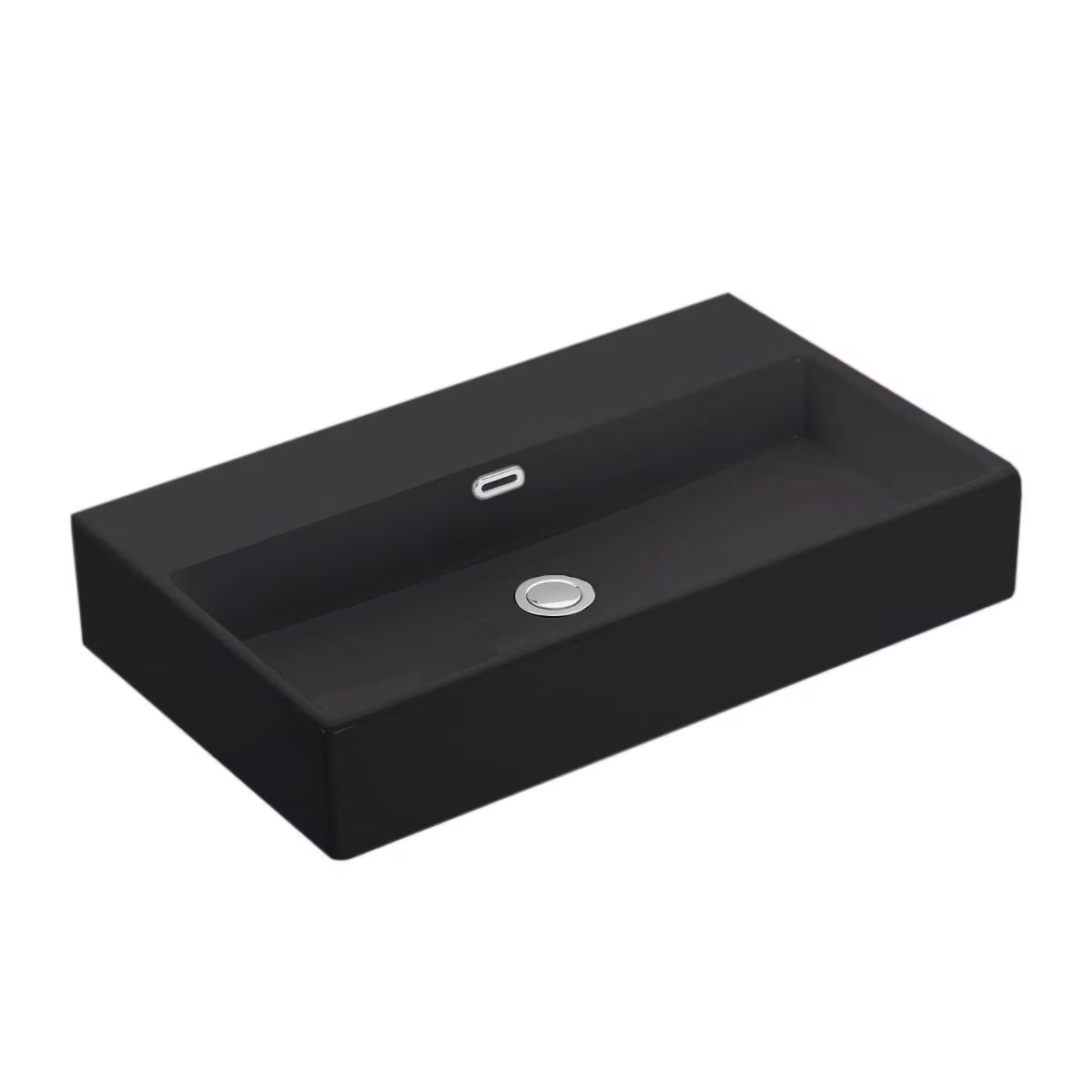 Ws Bath Collections Quattro 70.00 Quattro 27-5/8" Rectangular Ceramic Vessel Or Wall