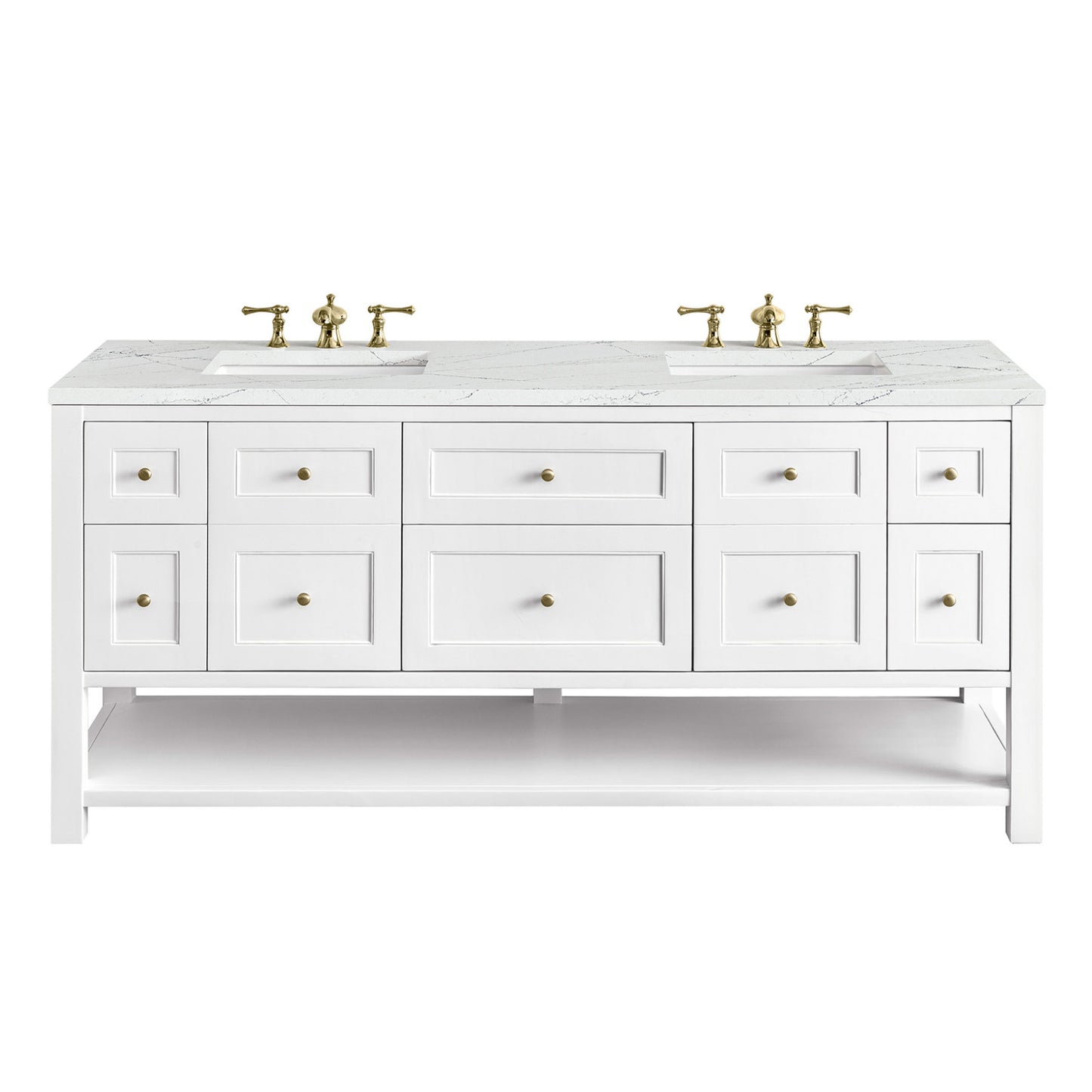 Breckenridge 72' Bathroom Vanity in White by James Martin Vanities