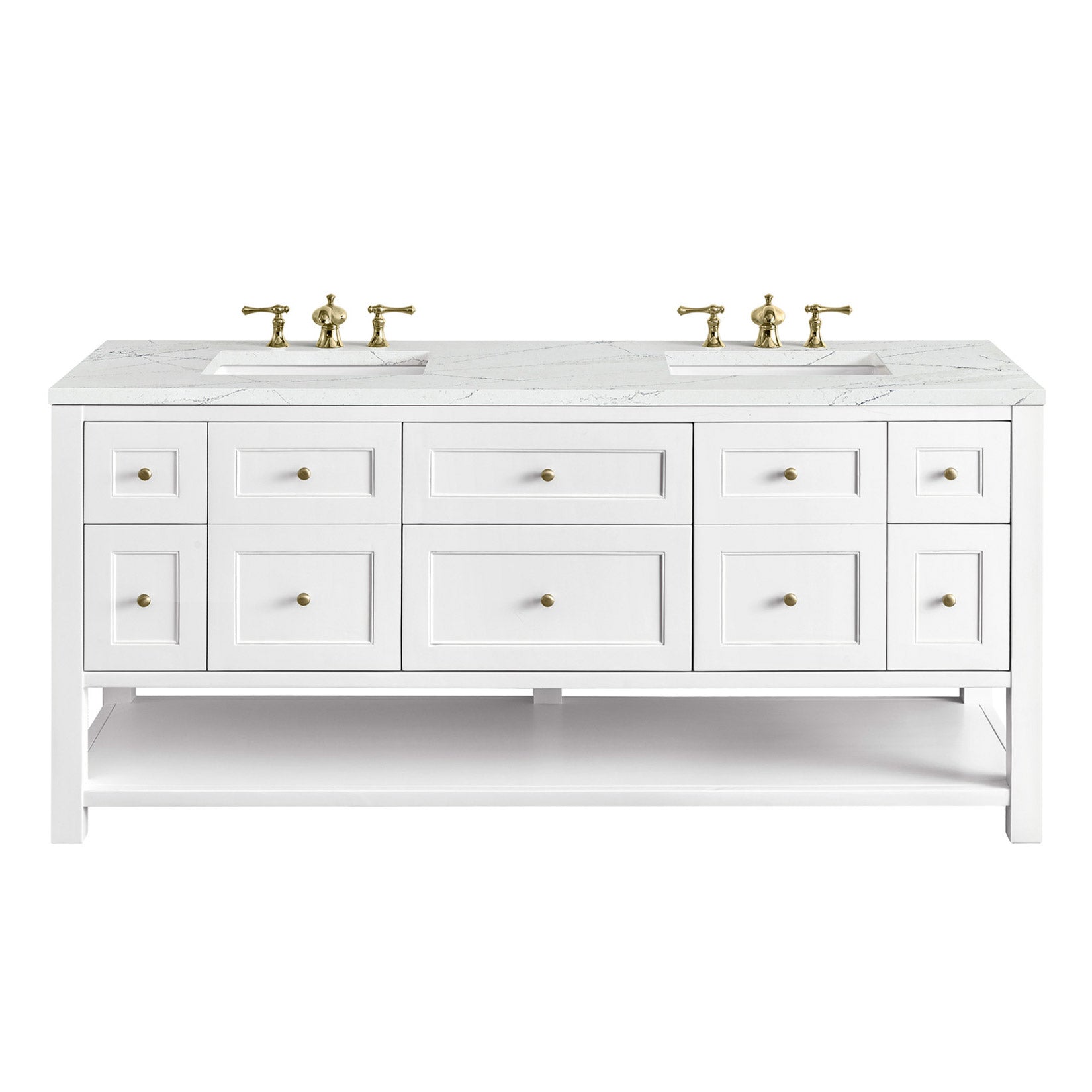 Breckenridge 72' Bathroom Vanity in White by James Martin Vanities