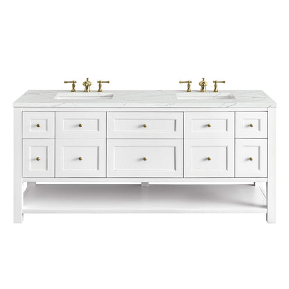 Breckenridge 72' Bathroom Vanity in White by James Martin Vanities