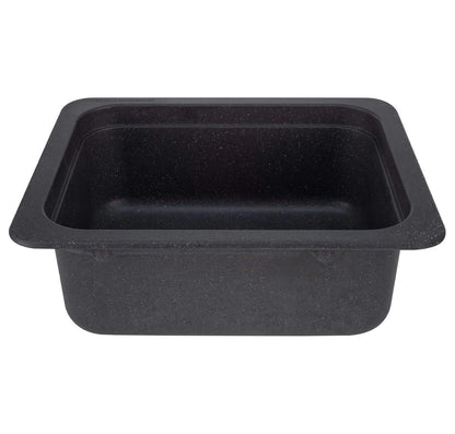 RV Kitchen & Bathroom Sink 15" x 13" - White or Black Granite - Single Hole - Durable HDPE - Made in USA - Bar Sink for Camper, Boat, or Small Spaces
