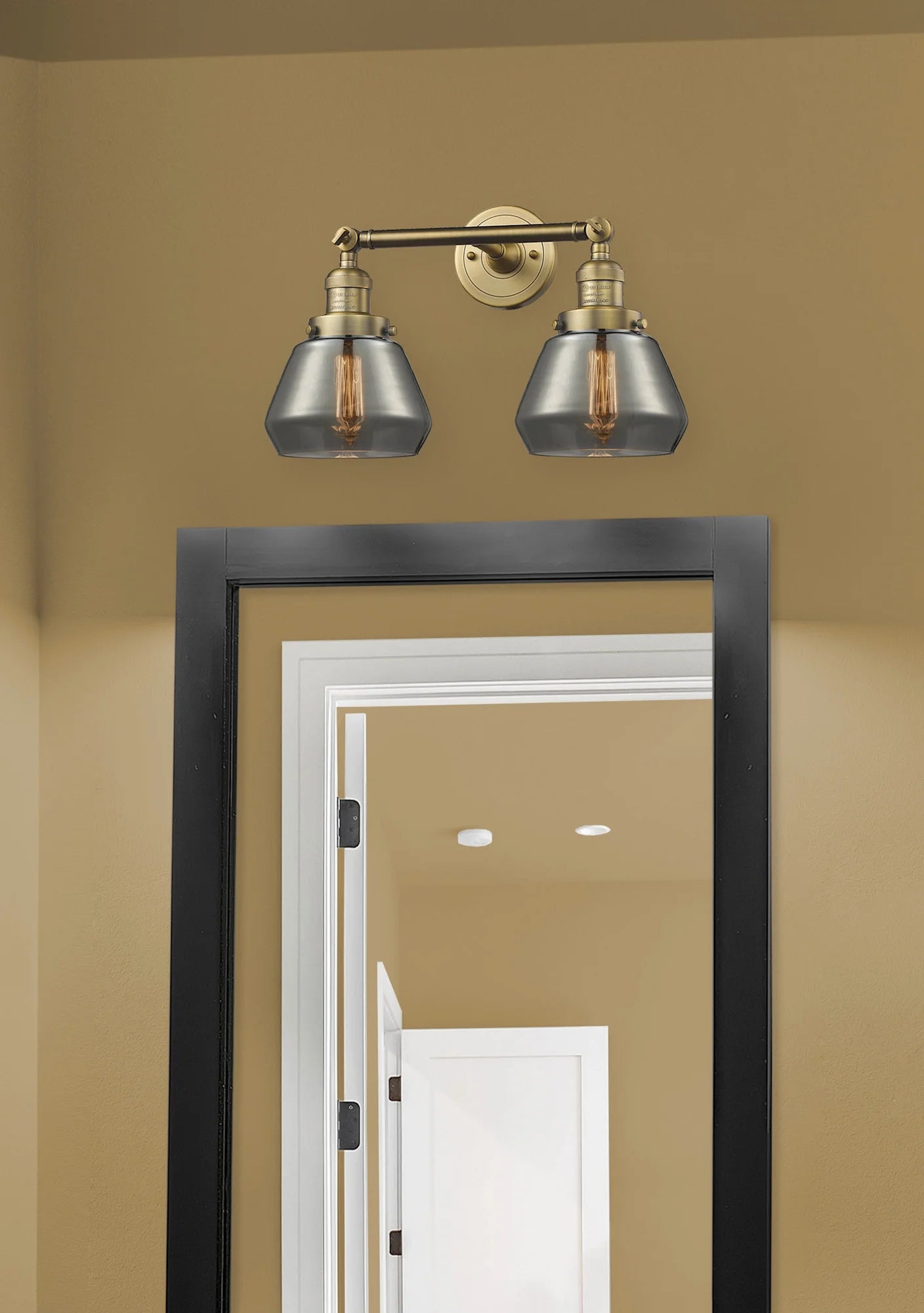 Innovations Lighting - Fulton - 2 Light Bath Vanity In Industrial Style-10