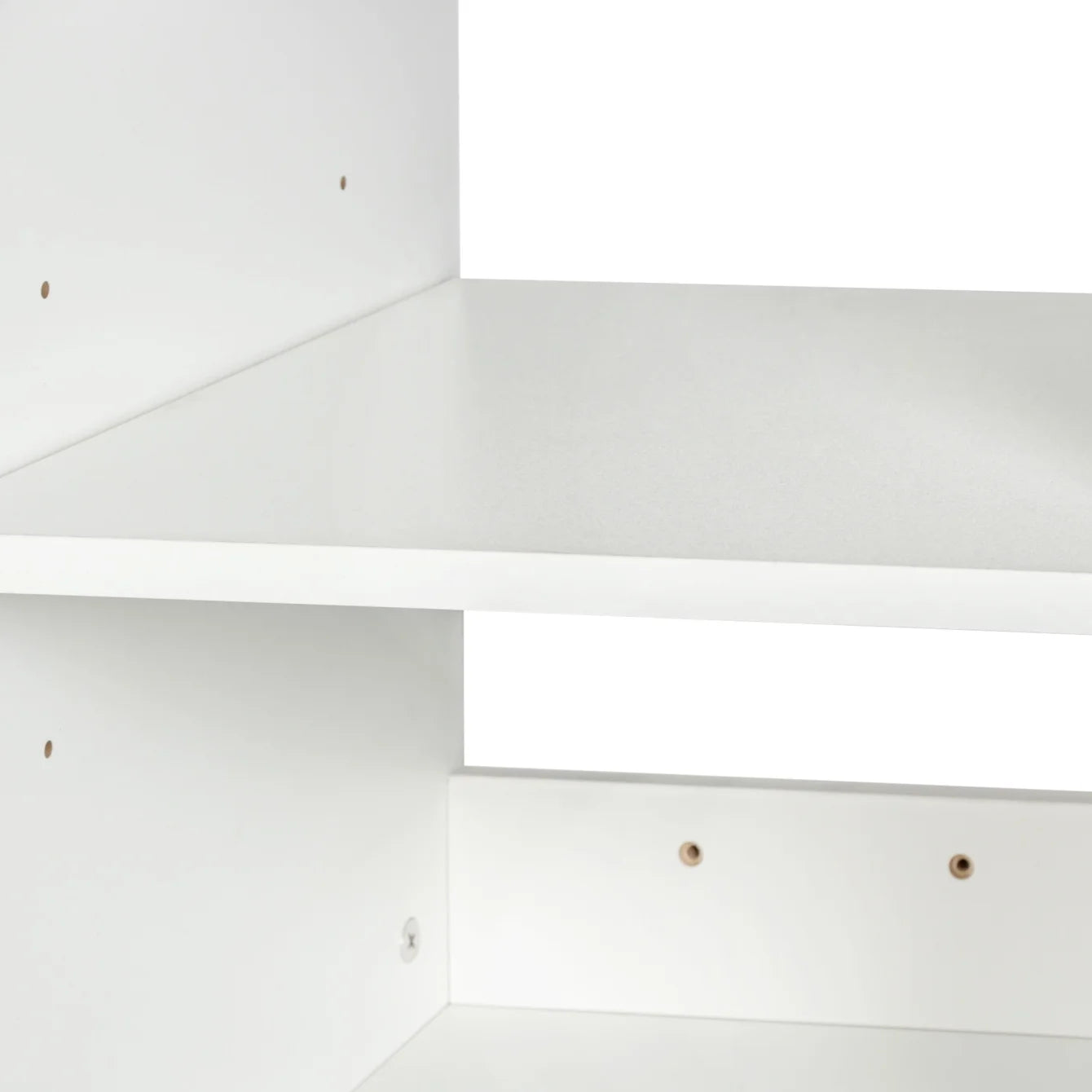 Wall Mounted Storage Cabinet, Kitchen Bathroom Wall Cabinet with Adjustable Shelves, Upper Stackable Storage Cabinet with 3 Doors, 15.75 "D x 35.43" W x 19.69 "H, White